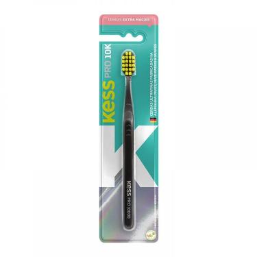 Imagem de Escova Dental Kess Pro 10K Extra Macia Cores Sortidas 1 Unidade + Capa Protetora