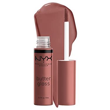 Imagem de NYX PROFESSIONAL MAKEUP Butter Gloss Brown Sugar, Non-Stick Lip Gloss - Spiked Toffee (Brown Mauve)