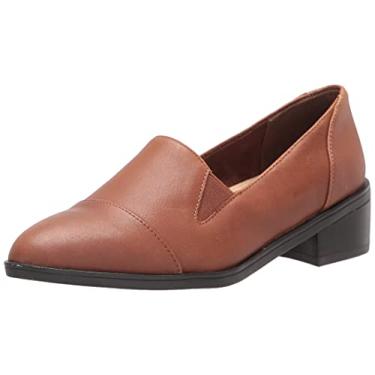 Imagem de Bella Vita Mocassim feminino Ohara, Couro polido camelo, 10 Narrow