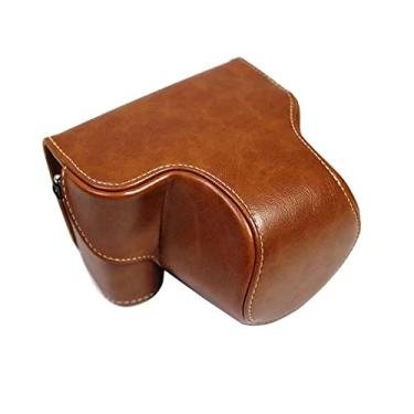 Imagem de Yunchao Acessórios para câmeras Câmera de corpo inteiro PU de couro PU Saco para Sony LCE-7C / Alpha 7C / A7C 28-60mm / 40,5mm Lente Sacos de câmera