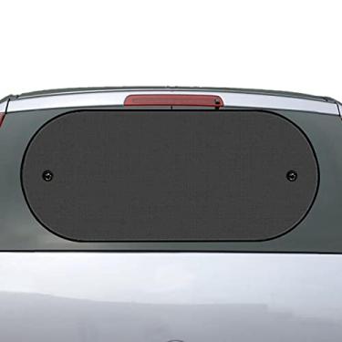 Imagem de 2 Pcs Cortina da janela traseira para carro,Pára-brisas do carro da sombra do sol - Para-sol da janela traseira do carro com ventosa, proteção contra raios UV do sol para janela traseira
