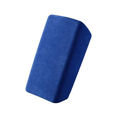 Imagem de Alfanxi Capa para caixa de apoio de braço Itália Alcantara material protetor de braço compatível com Tesla Model 3/Model Y (azul)