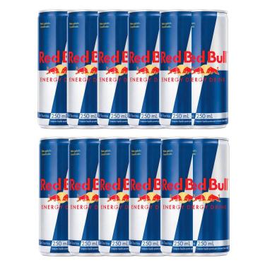 Imagem de Energético Red Bull 250ml | Kit com doze unidades