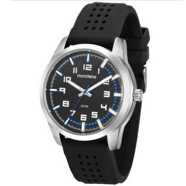 Imagem de Relógio Mondaine Masculino Prata/Preto 99044G0Mvni1K1