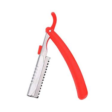 Imagem de Qudai Navalha de barbear para barbear Grooming Straight Folding Razors Ferramenta de barbear de sobrancelha de cor aleatória BD