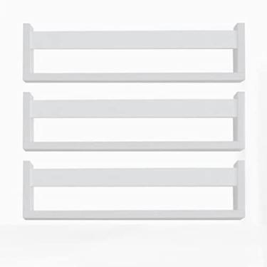 Imagem de Kit 3 Prateleiras Revisteiro 50x12x11,5cm