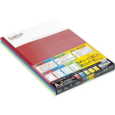Imagem de Nakabayashi Caderno lógico Swing B501A-5P, B5 tamanho A, pautado, 5 livros