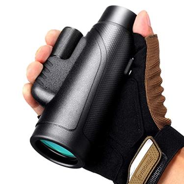 Imagem de Telescópio monocular, 12x50 HD profissional de metal Bak4-Prism Monóculos à prova d'água, para caminhadas, viagens e observação de pássaros