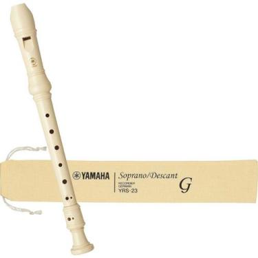 Imagem de Flauta Doce Yamaha Germânica Soprano Yrs-23G