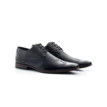 Imagem de Sapato Oxford Masculino Francawear Couro Preto 516