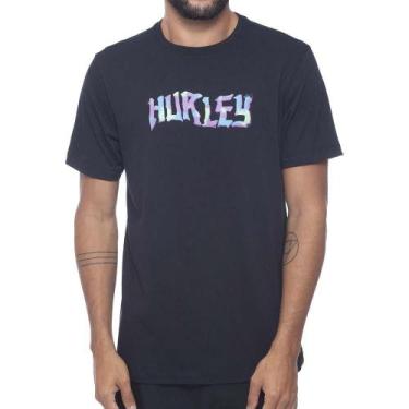 Imagem de Camiseta Hurley Effect Masculina Preto