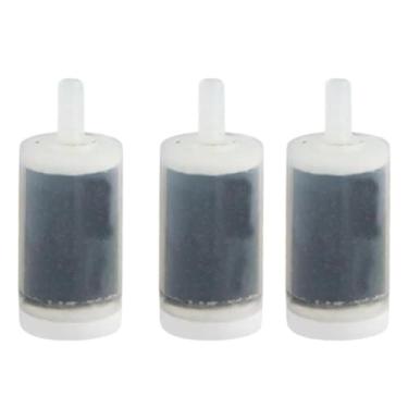 Imagem de Kit 3 Vela Refil Carvão Ativado Para Filtro De Torneira Universal
