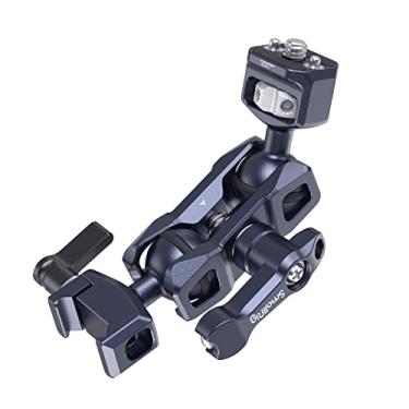 Imagem de SmallRig Braço mágico articulado com braçadeira NATO e parafuso de 1/10.2 cm-20 (com pinos retráteis), rotação de 360 graus, carga máxima de 12 Ib braço mágico para monitor de campo, câmera e luzes