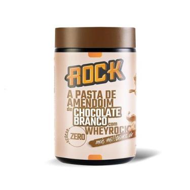 Imagem de Pasta De Amendoim Whey Rock (1Kg) - Sabor: Chocolate Branco C/ Whey Ro