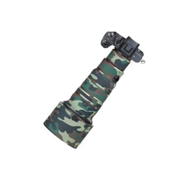Imagem de MUEAST Capa de chuva para lente camuflada à prova d'água para câmera Sigma 500 mm F5.6 DG DN OS capa de proteção de lentes (cor: # camuflagem verde militar)