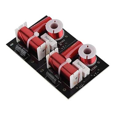 Imagem de Baglaum Divisor de FrequêNcia de Alto-Falante de 2 Unidades de 400 W Filtros de Crossover de Estante de Hi-Fi de 2 Vias e 2 Unidades Woofer e Tweeter