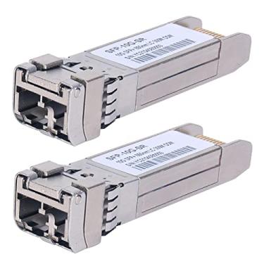 Imagem de VFLTOOL 2 pçs 10G Sfp LC MMF300m 10GBase-SR SFP+ transceptor, 10G 850nm MMF, até 300 metros, compatível com Cisco SFP-10G-SR, Meraki MA-SFP-10GB-SR, Ubiquiti UF-MM-10G, Mikrotik, Netgear, D-Link