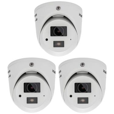 Imagem de Kit 3 Câmeras Multi HD 2 Megapixels 20m VHD 3220 MINI D Intelbras