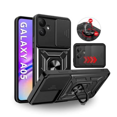 Imagem de Capa Capinha Armor Anti Impacto Ring Luxo Para Galaxy A05 (Tela 6.7) + Anel Giratorio + Proteção De Câmera - Proteção Militar