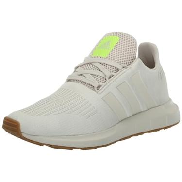 Imagem de adidas Tênis infantil unissex Swift Run 1.0, Alumínia/alumínio/limão lúcido, 21