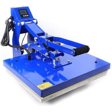 Imagem de Prensa térmica 16 "x 20" Máquina de prensa térmica magnética semiautomática - Sublimação digital 5 em 1 - Versão vertical deslizante Máquina de transferência de prensas de impressão térmica,