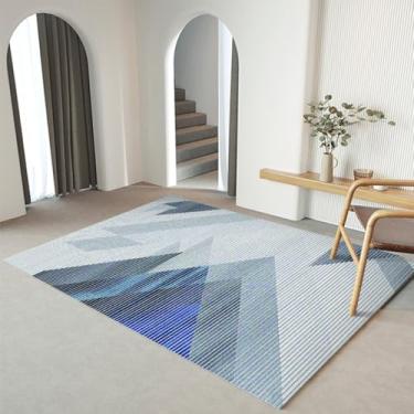 Imagem de Tapete geométrico fofo para sala de estar, tapete grande para casa, quarto, cabeceira, pelúcia, varanda, janela, salão, macio, c, 300x350cm