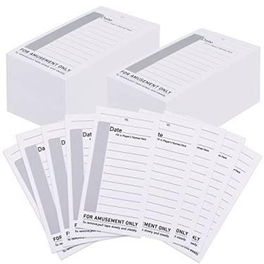 Imagem de 200 pacotes de 10 linhas de cartas esportivas Super Football Bowl Football Pool Cards, 100 cartas de beisebol sem repetição boxe futebol futebol strip cartas de raspar para lembrancinhas de festa de