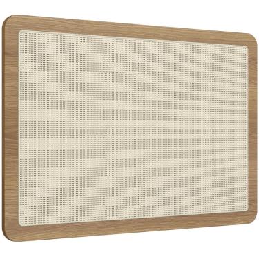 Imagem de Cabeceira Cama Box Solteiro Painel Com Telinha 90cm Moss A03 Hanover - Lyam Decor