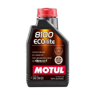Imagem de Óleo De Motor Motul 8100 Eco-lite 0w20 Sintético API SP-RC e Dexos 1