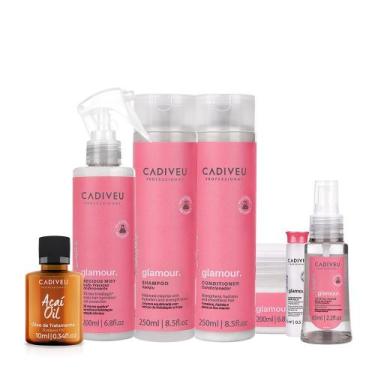 Imagem de Kit Cadiveu Profissional Essentials Glamour Completo e Óleo Açaí 10ml 