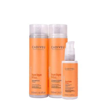 Imagem de Kit Cadiveu Professional Bye Bye Frizz Shampoo Condicionador e Leave-i