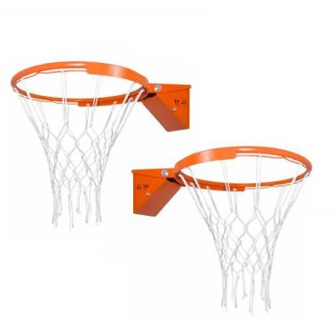 Imagem de Par Aro Basquete Oficial Retrátil Com Molas E Rede - Grecco S/A