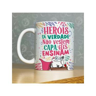 Imagem de Caneca personalizada de porcelana - Tema: Dia dos professores - 325ML 