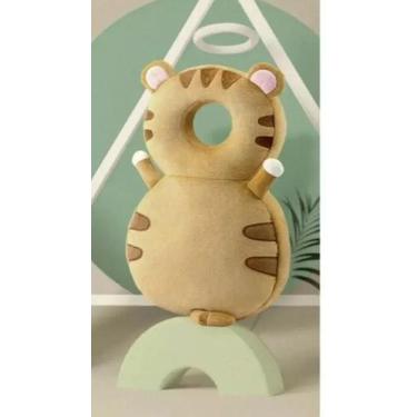 Imagem de Almofada Mochila Protetor Cabeça Bebe  - Infantil Baby, Tigre