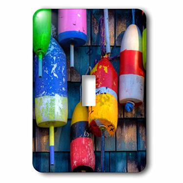 Imagem de 3D Rose lsp_191125_1 EUA, Maine, Bernard, Boias em um galpão antigo na Barnard. - Interruptor de botão único