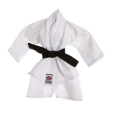 Imagem de Kimono Kimoninho Branco Judô Jiu Jitsu Bebê Menina Menino - Potinho de