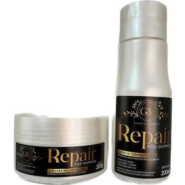 Imagem de Kit Máscara + Leave in GM Cosméticos Profissionais