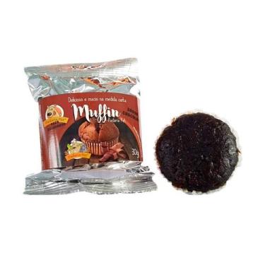 Imagem de Bolo Padaria Pet Muffin para Cães Sabor Chocolate 30g