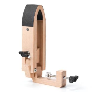 Imagem de Kogyxe Stitch Pony, grampo de pônei de couro, mesa de costura de mesa, grampo de cavalo de pônei, pônei de costura de couro para fazer você mesmo, costura de couro e grampo de trabalho de couro