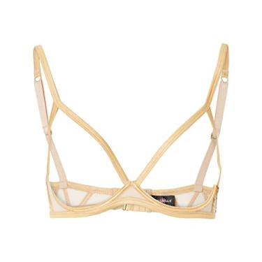 Imagem de Cosabella Sutiã Sardegna aberto feminino, Camelo/dourado, (36) C