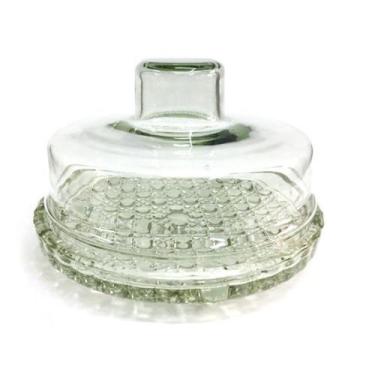 Imagem de Queijeira de Vidro Luxo com Tampa Colonial Grande 20Cm - Mistral