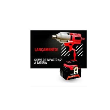 Imagem de Chave De Impacto Bateria 620nm 20v/4ah 7500 Chave 1/2 Pol - Sigma Tool