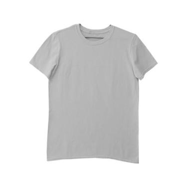 Imagem de Camiseta Colorida Poliéster Sublimação Prata - Del France, G