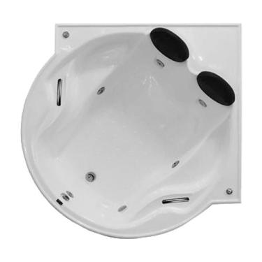 Imagem de Banheira de Canto Boa Vista COMPLETA com hidro - Brasil Banheiras, 1,3