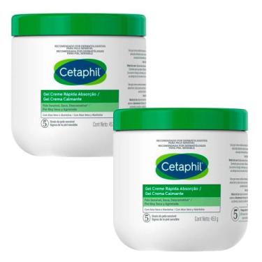 Imagem de Kit 2 Cetaphil Gel Creme Calmante Rápida Absorção 453g