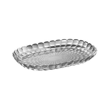 Imagem de Bandeja L 45 x 31 x h4,5 cm BPA Free- Tiffany -Cinza Céu - Guzzini, 0.