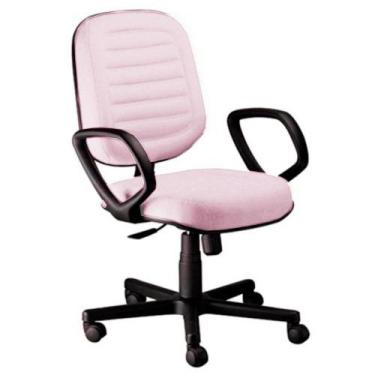 Imagem de Cadeira Diretor Gomada com Braços Linha Blenda Rosa - Design Office Mó