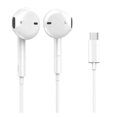 Imagem de Fone De Ouvido Estéreo H`Maston Saída Tipo C - Qualidade A