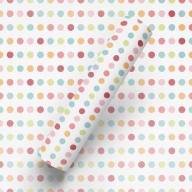 Imagem de Papel De Parede Adesivo Tema Esferas Bolas Coloridas Sala E Quarto - B