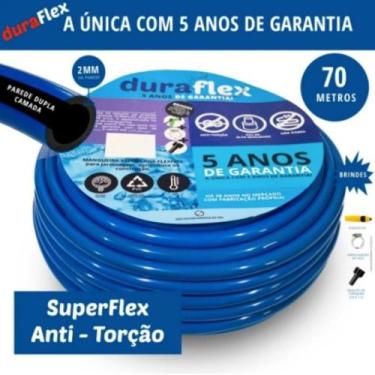 Imagem de Mangueira Anti-torção Siliconada Azul 70 mts Duraflex